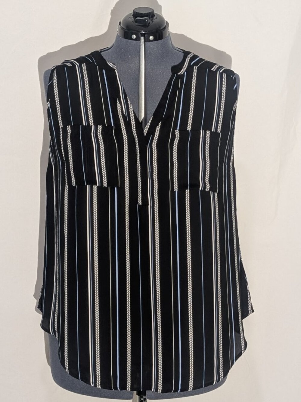 Torrid Harper Stripe Georgette Pullover Size 0